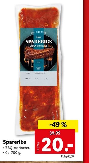 Let-Køb Spareribs tilbud