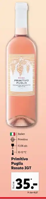Let-Køb Primitivo Puglia Rosato IGT tilbud
