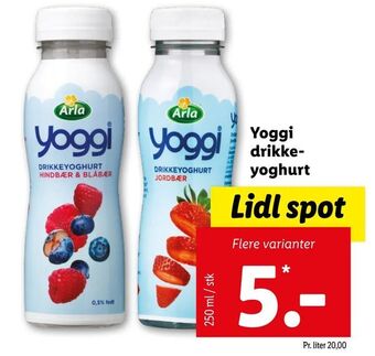Yoggi drikkeyoghurt