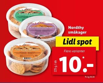 Let-Køb Nordthy småkager tilbud