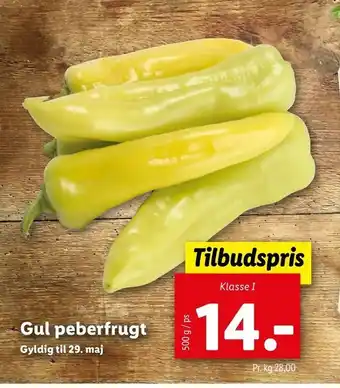 Gul peberfrugt