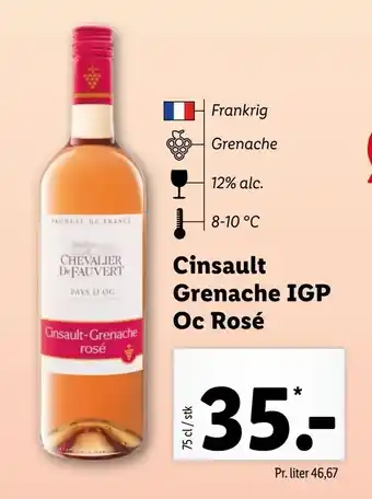 Let-Køb Cinsault Grenache IGP Oc Rosé tilbud
