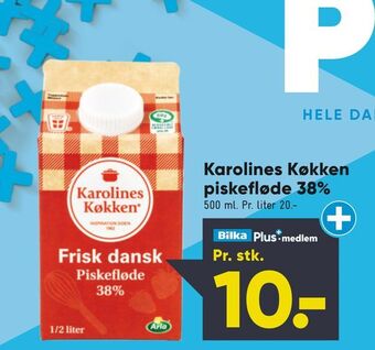 Bilka Karolines Køkken piskefløde 38% tilbud
