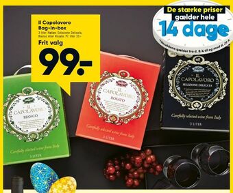 Bilka Il Capolavoro Bag-in-box tilbud