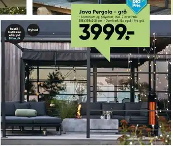 Java Pergola - grå