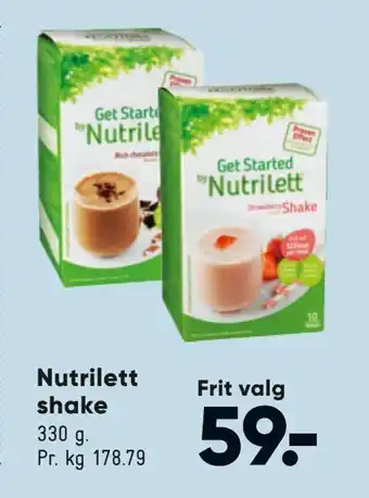Bilka Nutrilett shake tilbud