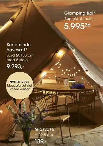 Bilka Glamping tipi tilbud