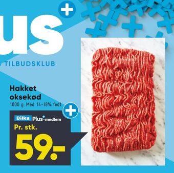 Bilka Hakket oksekød tilbud