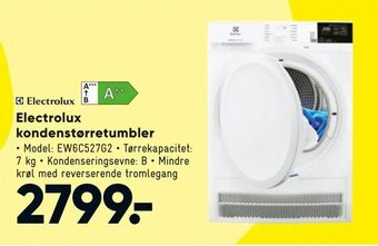 Bilka Electrolux kondenstørretumbler tilbud