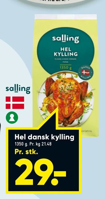 Bilka Hel dansk kylling tilbud