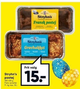 Bilka Stryhn's postej tilbud