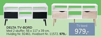 Daells Bolighus Delta tv-bord tilbud