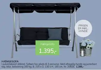 Daells Bolighus Hængesofa tilbud