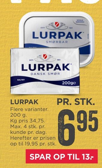MENY Lurpak tilbud