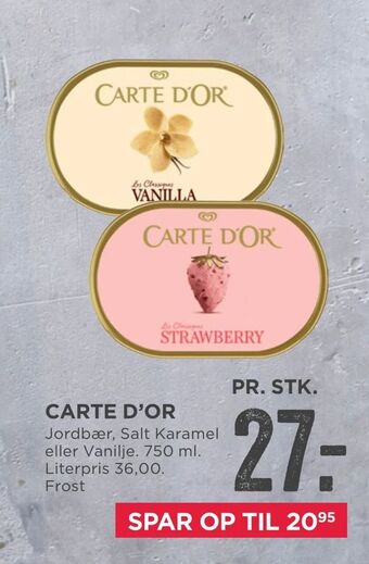 MENY Carte d'or tilbud