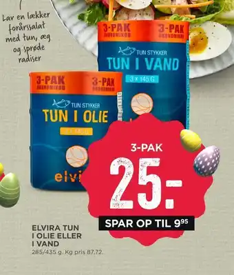 MENY Elvira tun i olie eller i vand tilbud