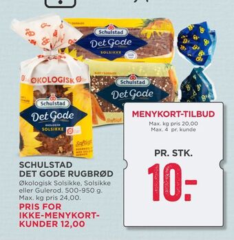 MENY Schulstad det gode rugbrød tilbud