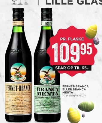 MENY Fernet-branca eller branca menta tilbud