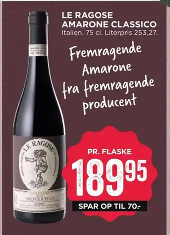 MENY Le ragose amarone classico tilbud