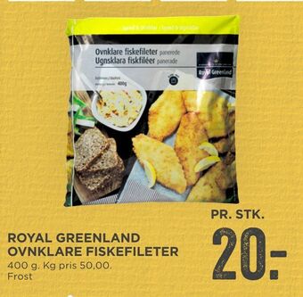 Royal greenland ovnklare fiskefileter