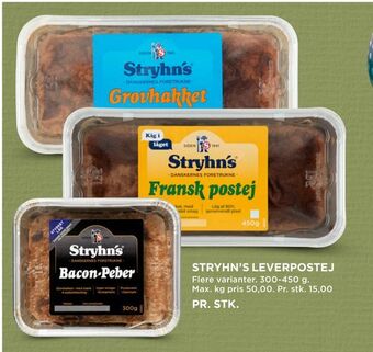 MENY Stryhn's leverpostej tilbud