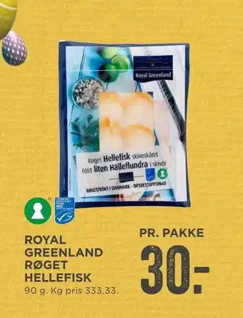 MENY Royal greenland røget hellefisk tilbud