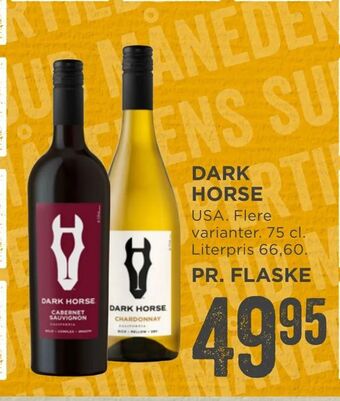 MENY Dark horse tilbud