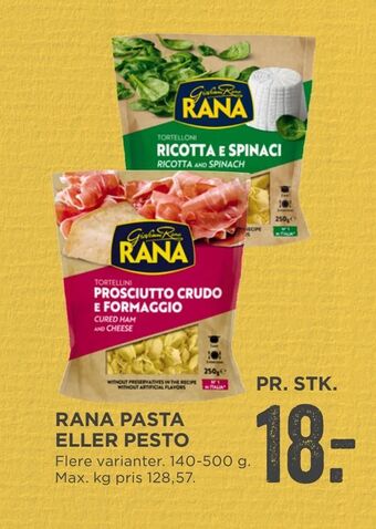 MENY Rana pasta eller pesto tilbud