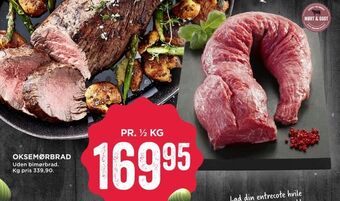 MENY Oksemørbrad tilbud