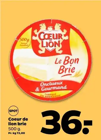 Netto Coeur de lion brie tilbud