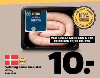 Netto Velsmag dansk medister tilbud