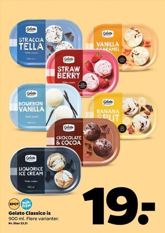 Netto Gelato Classico is tilbud