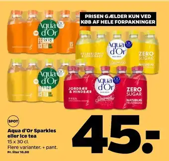 Aqua d'Or Sparkles eller Ice tea