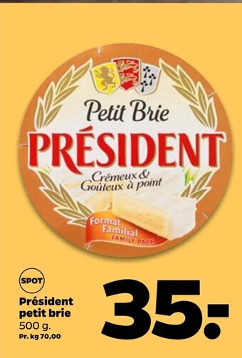 Président petit brie
