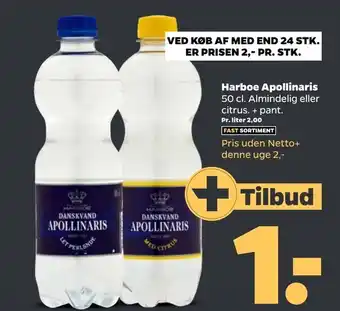 Netto Harboe Apollinaris tilbud