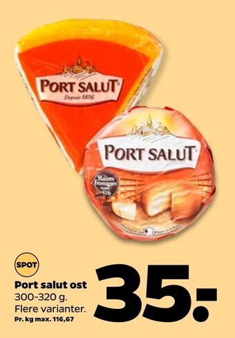 Netto Port salut ost tilbud
