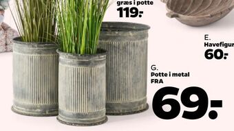 Netto Potte i metal tilbud