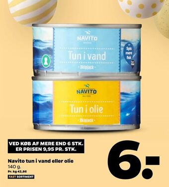 Netto Navito tun i vand eller olie tilbud