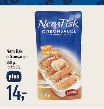Føtex Nem fisk citronsauce tilbud