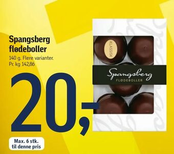 Føtex Spangsberg flødeboller tilbud