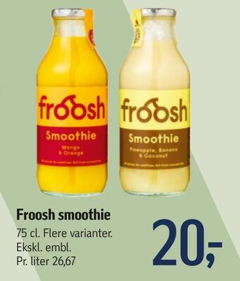 Føtex Froosh smoothie tilbud