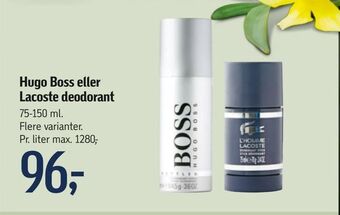 Føtex Hugo Boss eller Lacoste deodorant tilbud