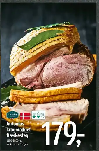 Antonius krogmodnet flæskesteg