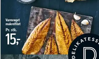 Føtex Varmrøget makrelfilet tilbud