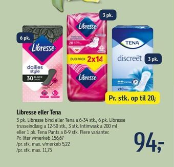 Føtex Libresse eller Tena tilbud