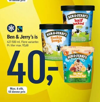 Føtex Ben & Jerry's is tilbud