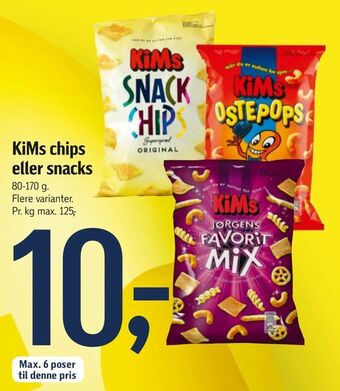KiMs chips eller snacks