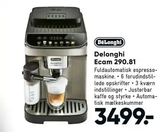 Bilka Delonghi Ecam 290,81 tilbud