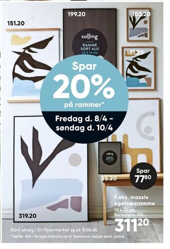 Bilka Rammer tilbud