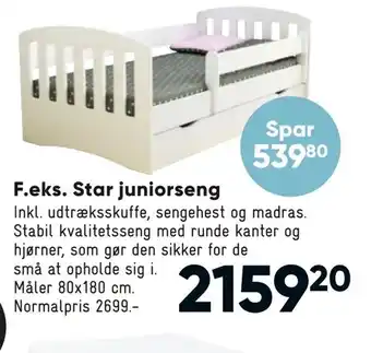 Bilka Star juniorseng tilbud